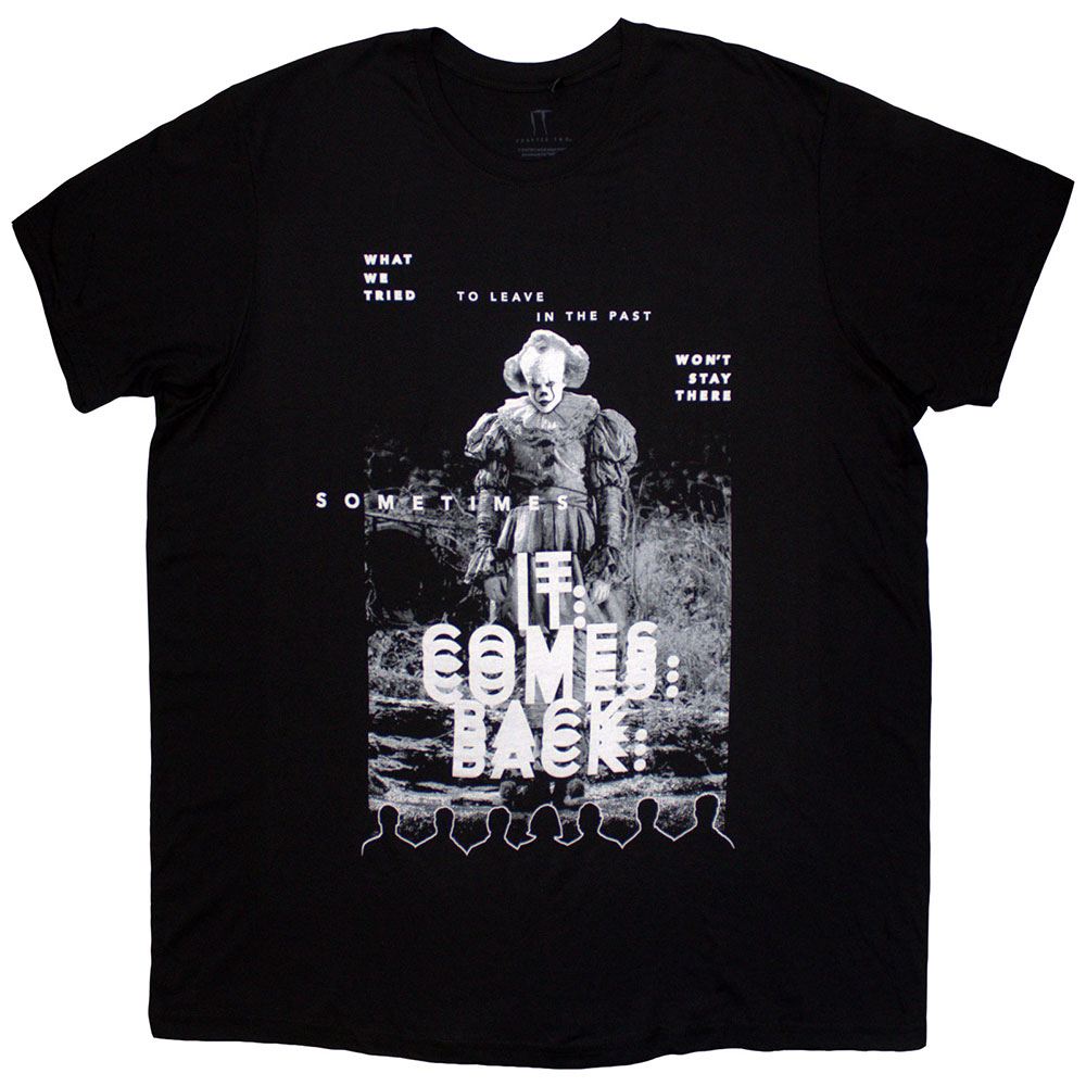 It - It Comes Back Tshirt Homme - Noir